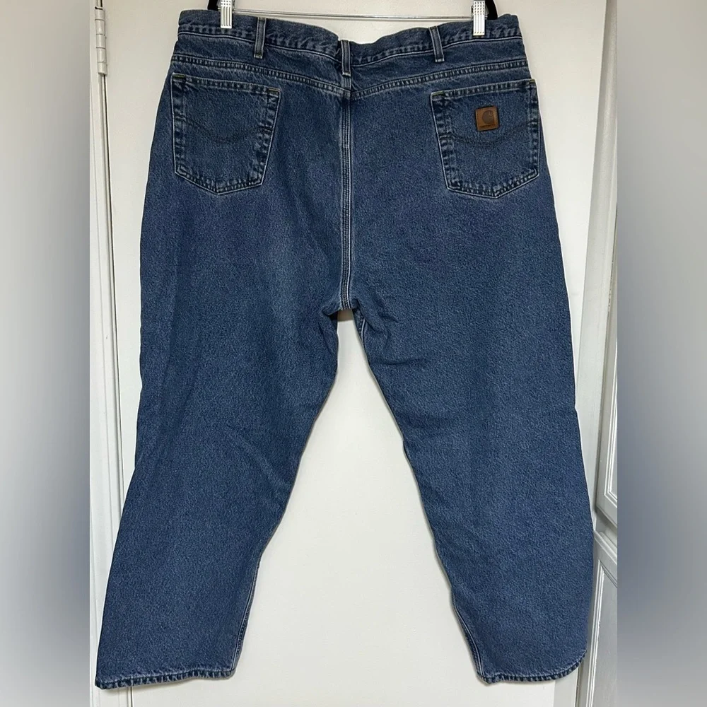 Carhartt Men’s Flannel Lined Relaxed Fit 100% Cotton Jeans Size 44x30